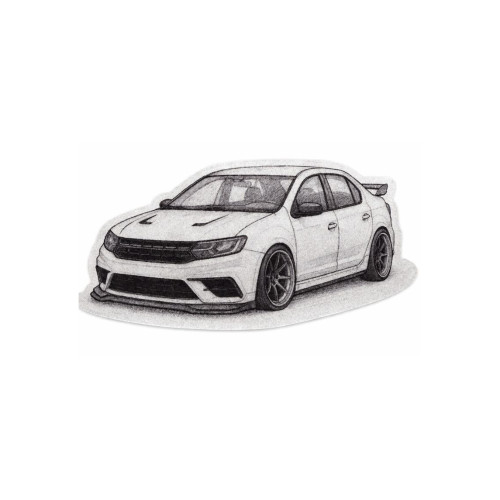Abtibild Model Dacia Logan  sport auto decorativ pentru exterior Cod: XL-24