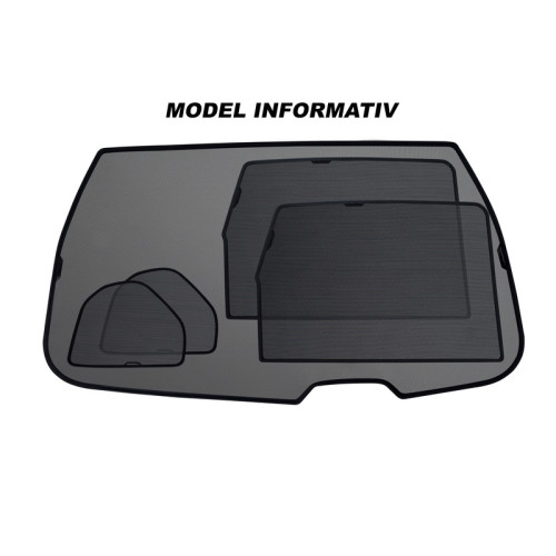 Perdele auto ART Luxury compatibil Dacia Logan I Sedan 2004-2013 COD: LUX416