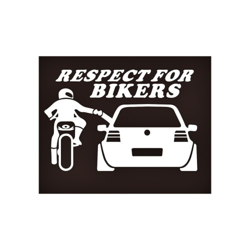Abtibild Respect For Bikers auto moto decorativ Cod: XL-19