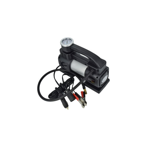 Compresor aer 2 pistoane 12V PREMIUM cu manometru Cod: 1303