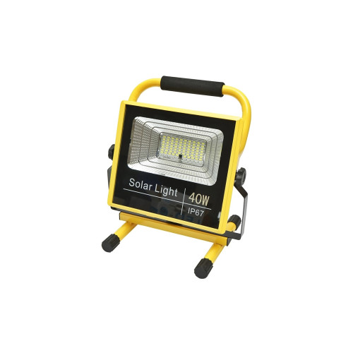 Lampa de lucru LED portabila 40W, 8000K cu acumulator LifePO4 2x6000mAh telecomanda si cadru stativ IP67 Breckner Germany Cod: BK79651