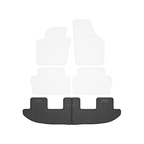 Covoare interior cauciuc El Toro compatibile Volkswagen Sharan II 2010-2020 Randul 3 Cod: 04051 P80