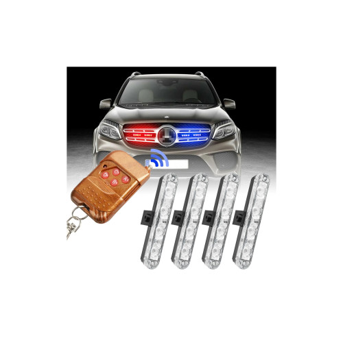 Lampa LED stroboscopica profesionala 12V cu telecomanda Cod: HH-JZD44