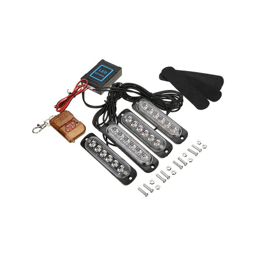 Lampa LED stroboscopica profesionala 12V cu telecomanda Cod: HH-ZW64