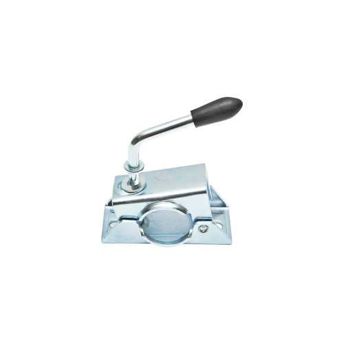 Clema suport pentru roata de sprijin remorca tija exterioara 48mm Medie  Cod: BK90279