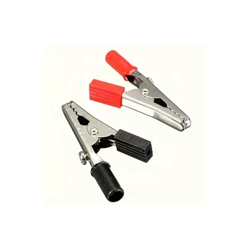 Set clesti crocodil baterie 5 cm rosu + negru 5 seturi Cod: TL-341