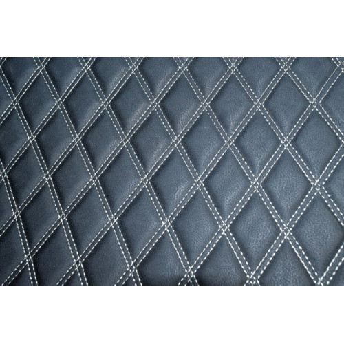 Material special pentru COVORASE auto romb negru/cusatura bej.Cod: COV02NB