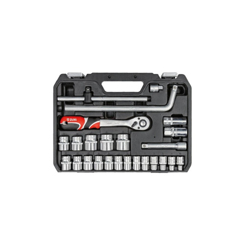 Trusa scule 25 piese tubulare 1/2" Yato Cod: YT-38741