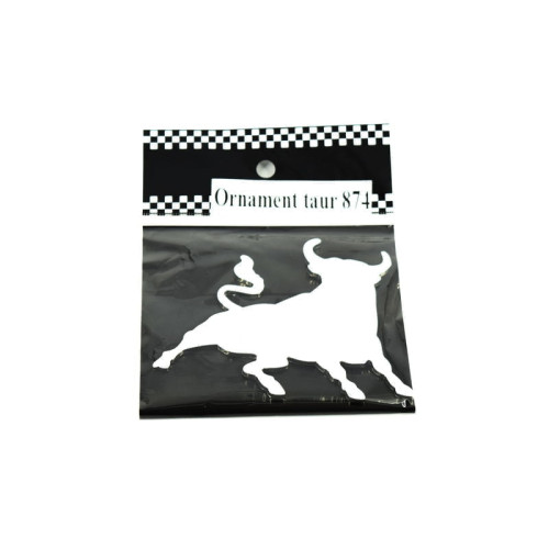 Ornament taur cromat 874 / 06973TAU