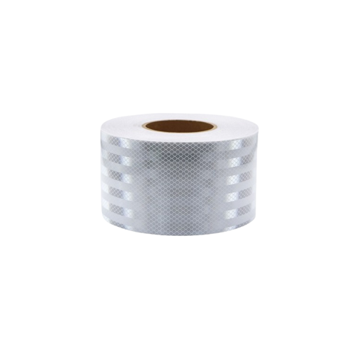 Banda reflectorizanta  tip fagure  culoare Alb 10cmx25m Cod: CH-010W