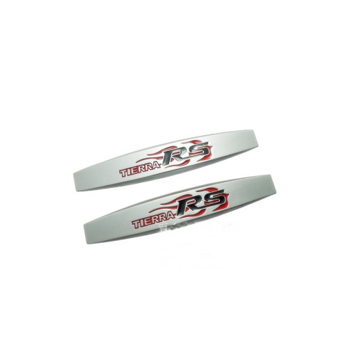 Emblema "RS TIERRA" culoare Crom  Cod: YZB-18