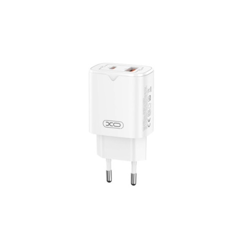 Incarcator retea PD30W  USB-C 30W + USB-A 18W Quick Charge  Cod:XO-L130