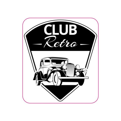 Abtibild "CLUB RETRO" Cod:TAG 053 / T2