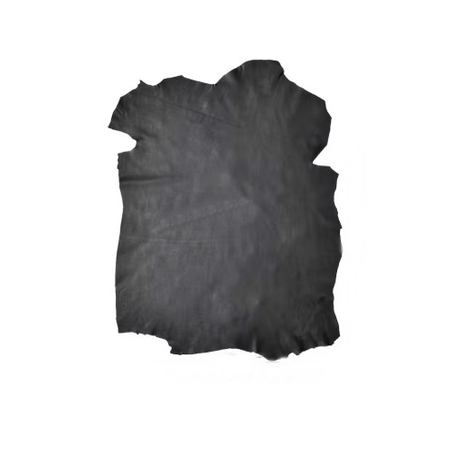 Piele naturala bovina pentru tapiterie neagra grosime 1.8 mm finisaj mat bucata intreaga aproximativ 2.26 m²