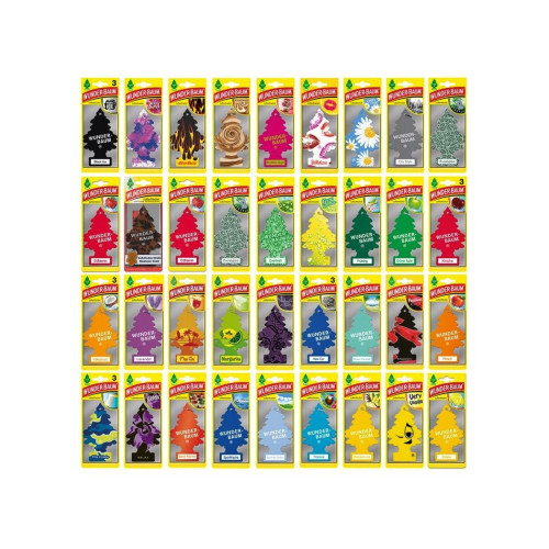 Set 3 odorizanti braduti Wunder-Baum auto diverse esente