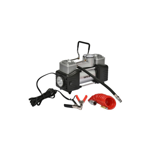 Compresor auto cu  lanterna 250W , 60l/min Cod: YT-73462