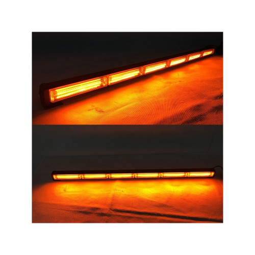 Proiector stroboscopic LED COB 7 module 12 24V lumina galbena Cod: AS-COB-7