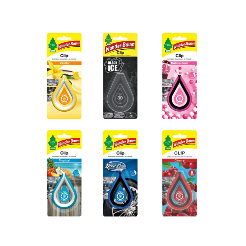 Odorizant auto Wunder-Baum Clips cu prindere tip clama diverse esente