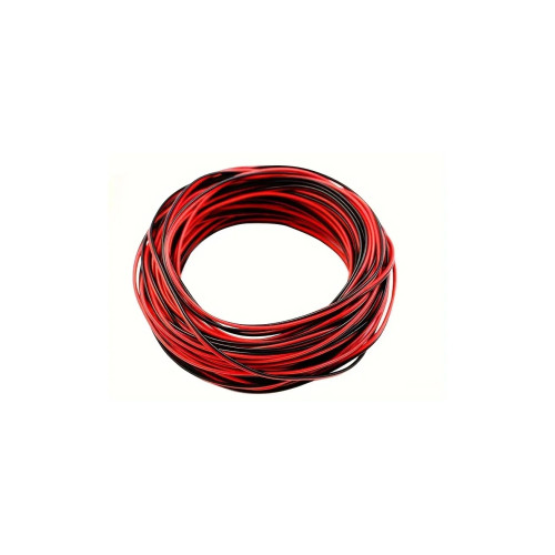 Rola cablu boxe Rosu si Negru 2x1.5 lungime 10 metri