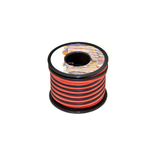 Rola cablu profesional  rosu cu negru 2x14G-PRO lungime 20 metri Cod: 2x14G-PRO