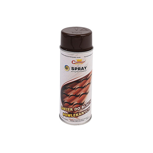 Spray vopsea pentru tabla si acoperis maro ciocolata Champion profesional 400ml Cod: RAL8017