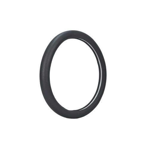 Husa volan imitatie piele cu gaurele marime M diametru 37-38 cm negru Cod: WK-1005