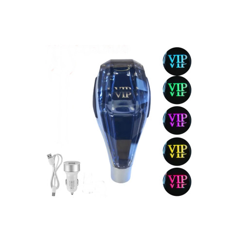 Ornament schimbator viteza cristal design universal cu LED si baterie reincarcabila  Cod: ZC-VIP1