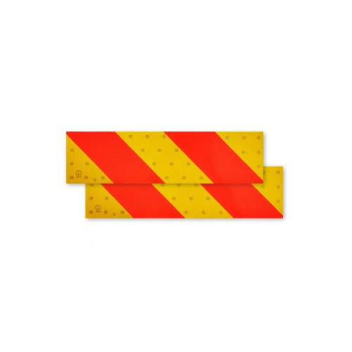 Set 2 placi reflectorizante hasurate mici  Cod: L1039117 / 9001-B