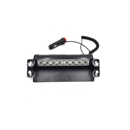 Lampa stroboscopica 12v 8W pentru parbriz cu ventuze culori multiple  Cod: TL109