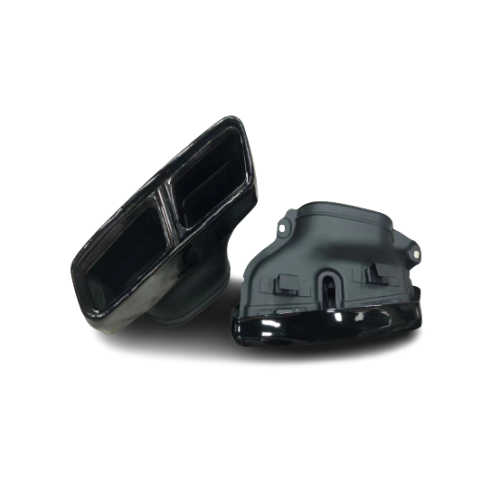 Ornament de toba compatibil Mercedes E-Class W213 (2016->) E63 S Design AMG,  GLC SUV X253 GLC Coupe C253 (2015-2017) Negru Cod:TYD067-213BL