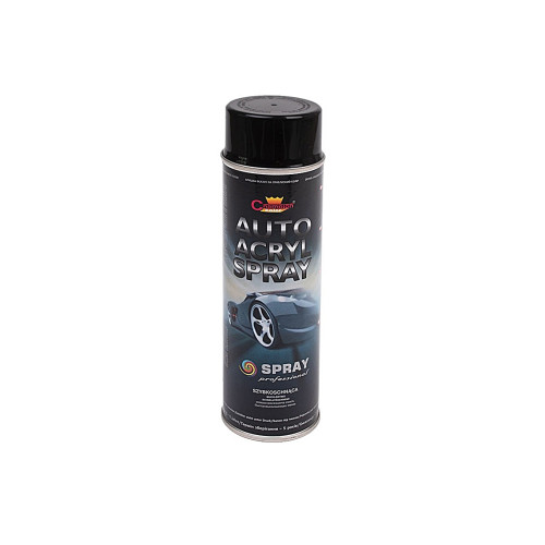 Spray vopsea negru lucios Champion profesional 500ml Cod: RAL9005