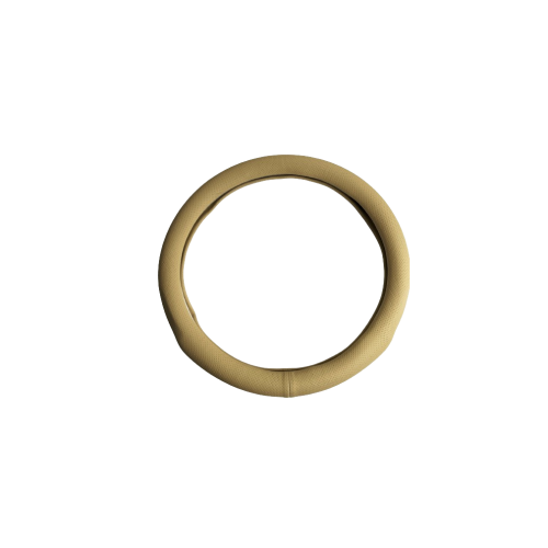 Husa volan  imitatie piele cu gaurele marime  M culoare Bej Cod: A122