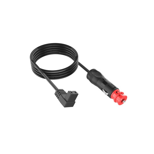 Mufa cablu 4 metri pentru frigider auto cu cap bricheta 2 dimensiuni standard si mufa mica DIN / ISO 4165   Cod: TLA219