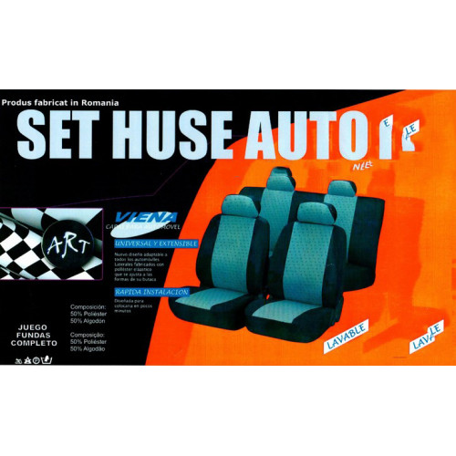 Husa auto compatibile Dacia LODGY 2012-> 7 locuri din 9 piese NEFRACTIONATE. Calitate Premium