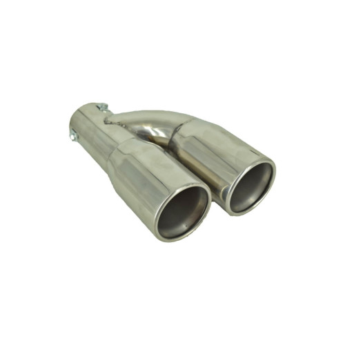 Ornament toba inox, prindere cu surub, intrare 6 cm, lungime 25 cm Cod: SQ01