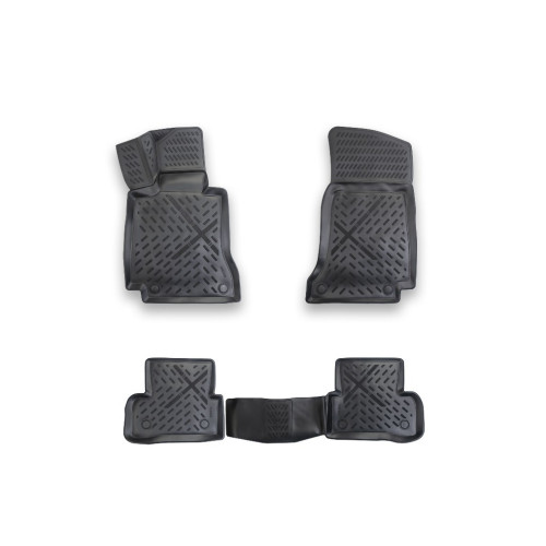 Covoare cauciuc tavita compatibile  Mercedes Clasa C W205  2014-2020  Cod: A80-X143