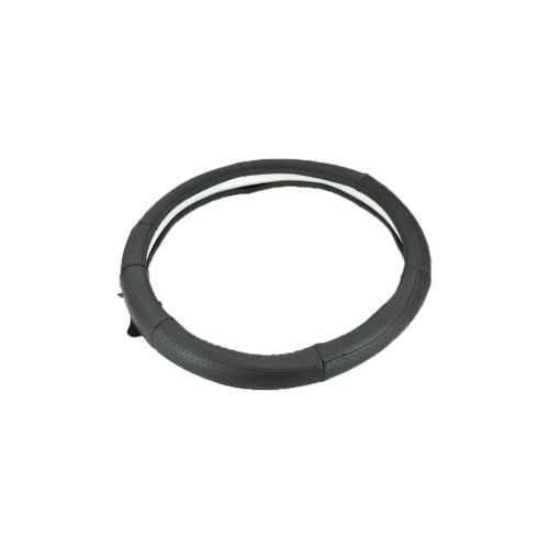 Husa volan auto din piele cu gaurele marime M negru Cod: 1319