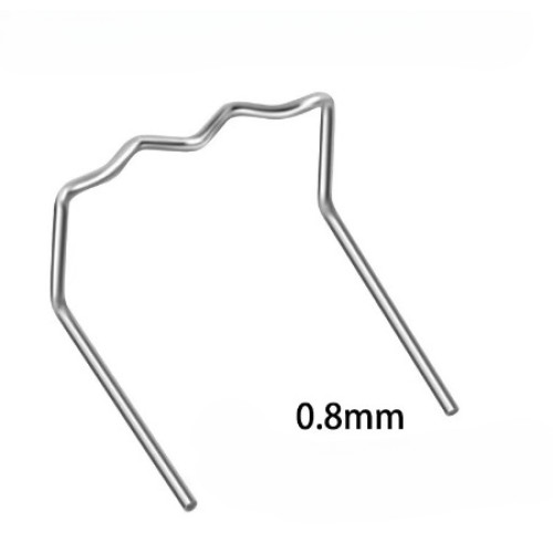 Set 100 cleme pentru pistol reparat plastic 0.8mm otel inoxidabil Cod: K18028-13