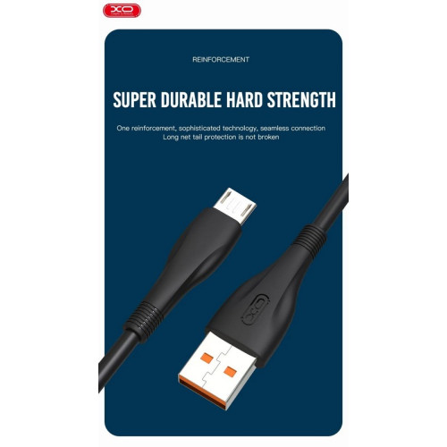Cablu pentru incarcare 6A Quick Charge si transfer date Micro USB  COD: XO-NB185-M