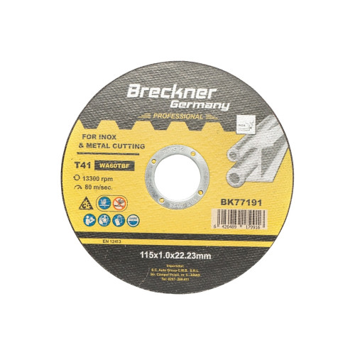 Panza disc flex pentru taiere inox T41 115x1.0x22mm Cod: BK77191