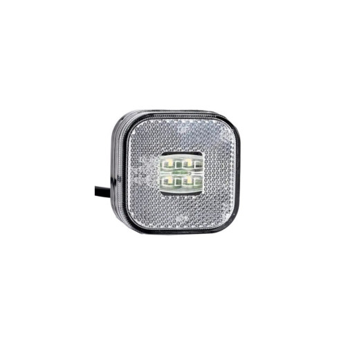 Lampa gabarit 62x62, LED, alba, 12-36V, Cod: FT-027-B
