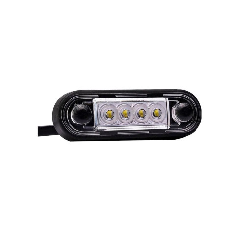 Lampa gabarit 84x27, Slim, 4 LED-uri, 2 garnituri, montare bullbar, alba,  FRISTOM Cod:FT-073B