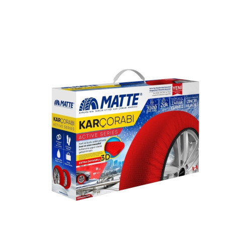 Lanturi Auto Textile Zapada 3D Matte rosii  marime XL