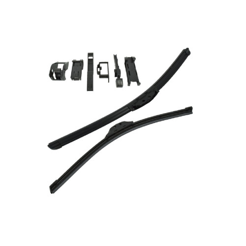 Stergator universal plat LUX cu 7 adaptoare  compatibil cu majoritatea autoturismelor