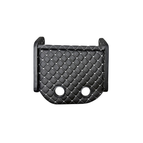 Masa de bord cu 2 suporti pentru pahare ,piele ecologica culoare Negru cusatura Gri compatibila Iveco Daily 2014->