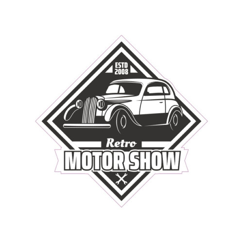 Abtibild TAG RETRO MOTOR SHOW Cod: TAG 018 / T2