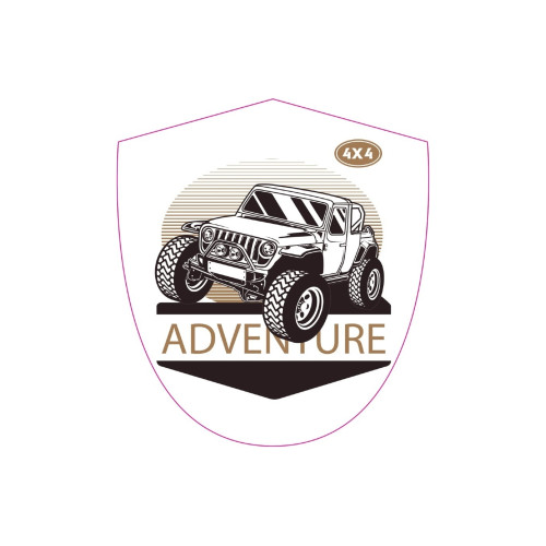 Abtibild "ADVENTURE  4X4"Cod:TAG 006 / T2