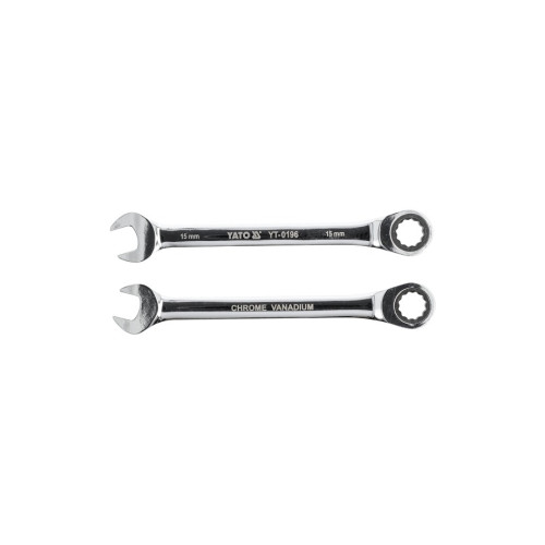 Cheie combinata si inelara cu clichet 15mm Cod: YT-0196