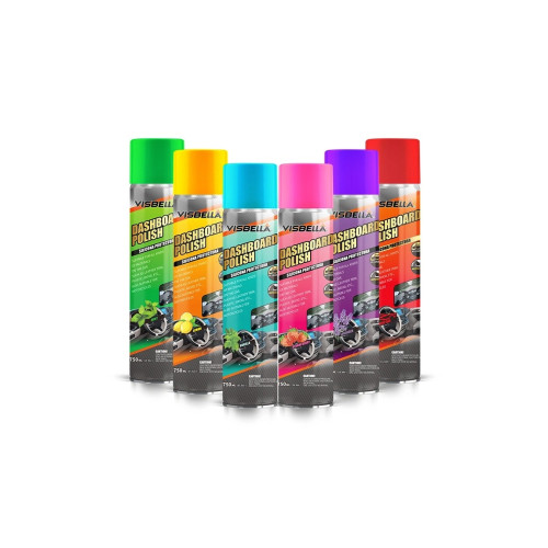 Spray siliconic pentru bord parfumat  Visbella 750ml