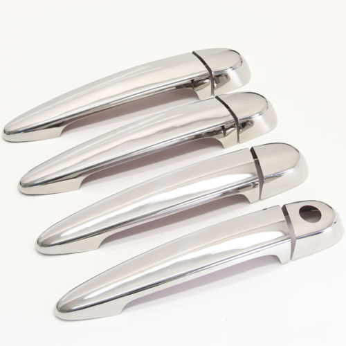 Ormanente crom pentru manerele usilor BMW X1 E84, X5 E70, X6 E71, E72 seria 3 E90, E91 fara lumina in maner  CROM 2690